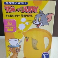電気ケトル　トムジェリ　黄色　1Lの画像
