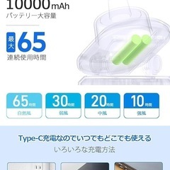  ✨新品✨【3D自動首振り】クリップ扇風機 超強風 65時間連続使用 サーキュレーター 卓上扇風機 USB 自動首振り 扇風機 コンパクト 軽量の画像