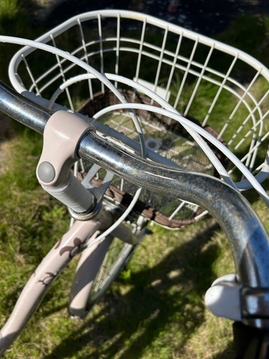 イオンバイク 玉越 22インチ マハロ エルB アイボリー 女の子 子供用自転車