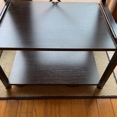 美品 レンジ台 ハイタイプ 60cm幅 4段 スライド棚 キッチン収納 レンジ台 レンジラックの画像