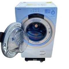 美品　動作品　SHARP シャープ ES-S7A-WR 2016年製 洗濯容量 7kg ドラム式 洗濯 乾燥機 家電 中古 の画像