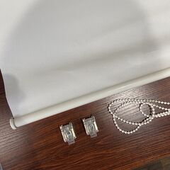 美品 ニトリ 臭加工ロールスクリーン 幅80×奥行3.7×高さ220cmの画像