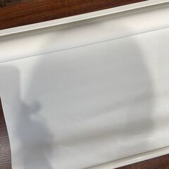 美品 ニトリ 臭加工ロールスクリーン 幅80×奥行3.7×高さ220cmの画像