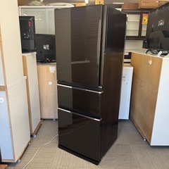 【超美品‼️】三菱 2020年製 330Lノンフロン冷凍冷蔵庫 自動製氷 氷点下ストッカー グロッシーブラウン♪の画像