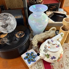 🪻【花瓶、茶櫃、茶器、お盆置物などまとめて】ご入り用の方どうぞ！ の画像