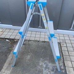 脚立　アルミ踏み台（ブルー）の画像