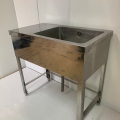 22 業務用ステンレスシンク　幅810mm 飲食店の画像