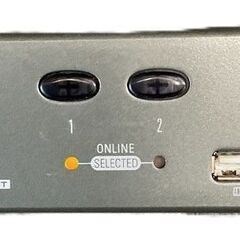 ELECOM エレコム KVM-NVU2 USB対応自動パソコン切替器 通電確認済の画像