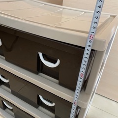 3段収納ケースの画像