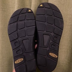 試着のみ キーン サンダル 黒 27cm 定価15000円の画像
