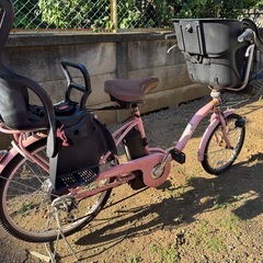 子供乗せ電動自転車の画像