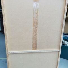 木目調 ミニ食器棚 キャビネット 幅60cm 奥行き39cm 高さ90.5cm 2枚扉の画像