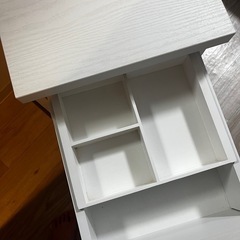 キャビネット 3段ホワイトの画像