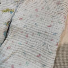 中古　ガーゼバスタオル　2枚の画像