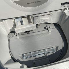 シャープ　電気洗濯乾燥機　ES-TX5F-S 2021年製　5.5キロの画像