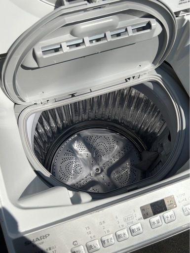 シャープ　電気洗濯乾燥機　ES-TX5F-S 2021年製　5.5キロ