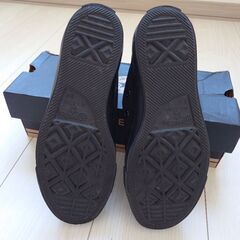 コンバース　ハイカットブラック25cmの画像