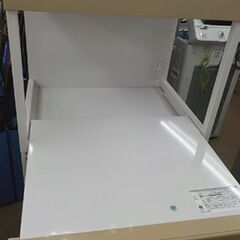 ハイザー付き レンジ台 幅56㎝ ホワイト エムケー精工 SK-306 コンセント付き キッチン収納庫 米びつ レンジラック　西岡店の画像