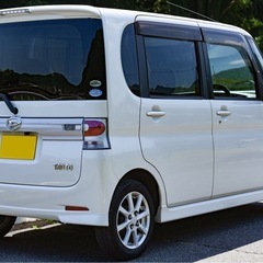 車検2年付■タントカスタム X■パワスラ■前後ドラレコ■ETC■純正アルミの画像