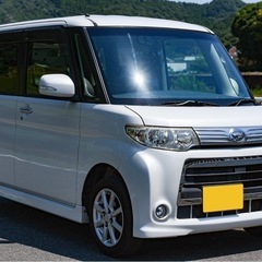 車検2年付■タントカスタム X■パワスラ■前後ドラレコ■ETC■純正アルミの画像