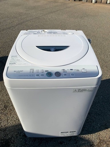 SHARP 電気洗濯機 ES-FG45L-H