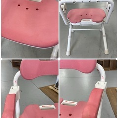 R086 ☀️ アロン化成　安寿　折りたたみシャワーベンチ　FSフィット レッド⭐ クリーニング済①の画像