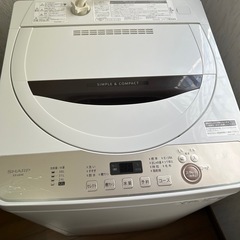 SHARP洗濯機の画像