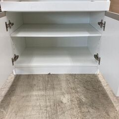 J5516　【リユースのサカイ柏店】 レンジ台 フォルムN　RE1860WH　ニトリ　クリーニング済みの画像