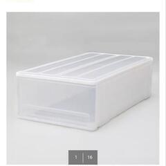 ニトリ　押入れケース2個の画像