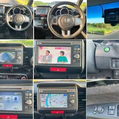 自社ローン！！ホンダ N-BOXカスタム G Lパッケージ H24年式　ナビ・バックカメラ・ドラレコ・パワスラ 車検２年満タン乗り出しの画像