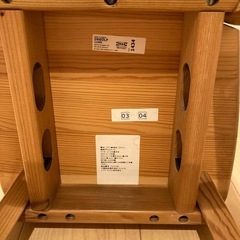 IKEA キッズ　ダイニングチェアの画像