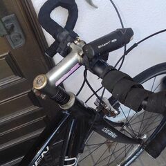 ロードバイク黒★ルイガノ☆現金直接引き取りのみの画像