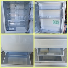 八5915【MITSUBISHI】2021年製　ノンフロン冷凍冷蔵庫　330L  自動製氷機能付　 MR-C33F-W形　外形寸法　幅600㎜  奥行656㎜  高さ1698㎜の画像