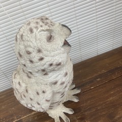 ヒラリアス オウル ふくろう 置物 コベントガーデン オブジェ 白 の画像