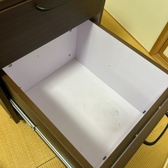 そで机 キャビネット サイドテーブル デスクワゴンの画像