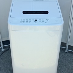 八5916【美品】アイリスオーヤマ　2022年製　全自動洗濯機　5.0kg  IAW-T504   外形寸法　幅540㎜  奥行き535㎜  高さ835㎜の画像