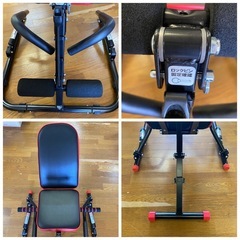 アルインコ マルチローイングジムDX EXG244R  ローイングマシン  腹筋マシン 家庭用 トレーニング器具  コンパクトの画像