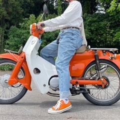 売れました🧡オレンジ　スーパーカブ50🧡の画像