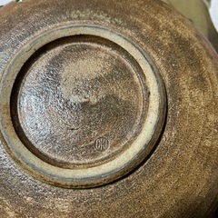 波型緑色グラデーション皿の画像