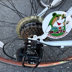 🚴【自転車】入荷！STAIR クロスバイク14段変速 700×245C前後荷台付【綺麗め自転車 買います！アールワン田川】の画像