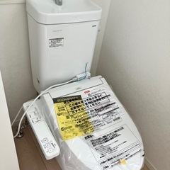 TOTO組み合わせトイレセット ウォシュレット オート脱臭 暖房便座 床排水 手洗い付きの画像