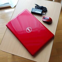 Dell ノートパソコン レッド②の画像