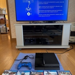 PS4 CHU1000Aとコントローラーとソフト5本セットの画像