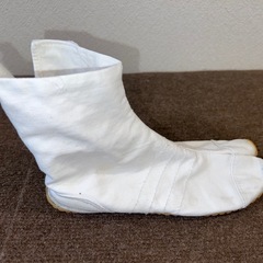 子供用　白たび　の画像