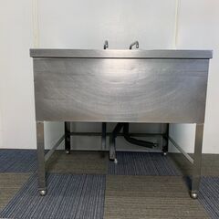 (250729）　業務用１槽シンク　厨房用品　W900×D750×H800　③の画像