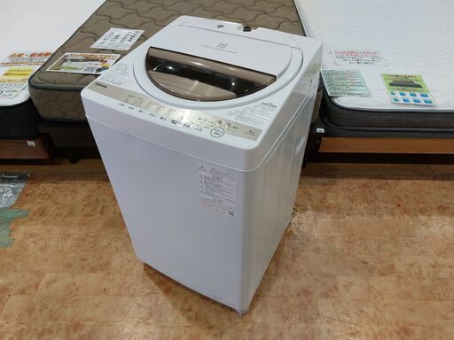 【愛品館 市原店】TOSHIBA　2021年製　6.0Kg洗濯機　AW-6GM1　【愛市I4S033998-104】