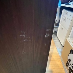 食器棚　ブラウンの画像