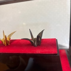 武比古折鶴置き物の画像
