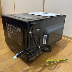 e angle 電子レンジ ブラック ANG-MO-C5 新品同様の画像