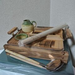 ①未使用品　屋台舟おでん鍋　煮込み鍋　丸山技研②有田焼　銘々皿　取り皿11.3㎝の画像